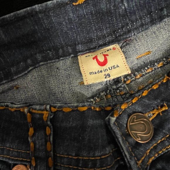 True Religion contrast stitch Jeans - Picture 5 of 6